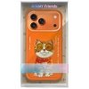 Etui Nimmy Glasses Cool Cat do iPhone 17 Pro Max pomarańczowy